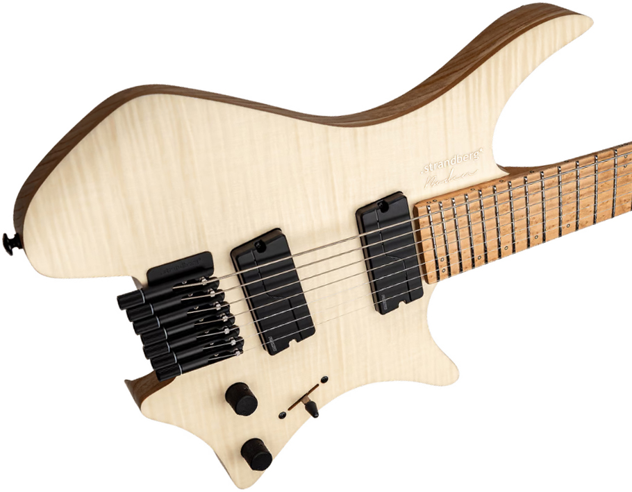 Strandberg Boden Original Nx 7c Multiscale 2h Fishman Fluence Modern Ht Mn - Natural Flame - Multi-Scale Guitar - Variation 3