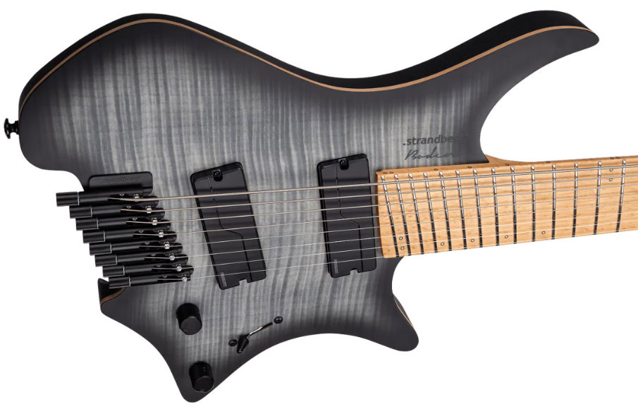 Strandberg Boden Original Nx 8c Multiscale 2h Fishman Fluence Modern Ht Mn - Charcoal Black - Multi-Scale Guitar - Variation 2
