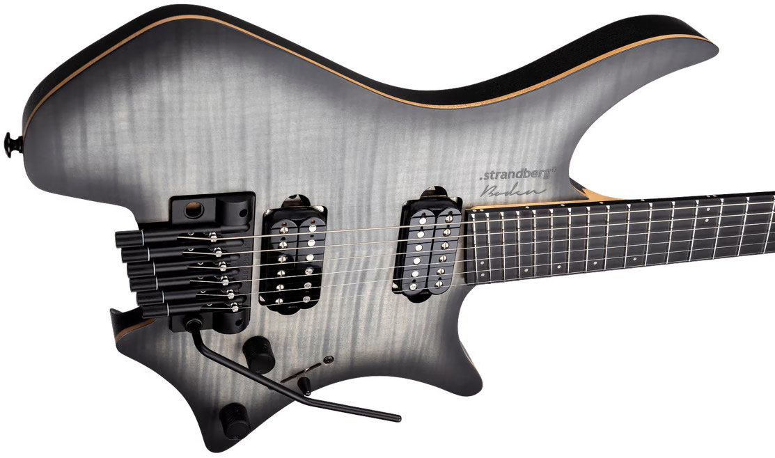 Strandberg Boden Prog Nx 6c Multiscale 2h Ht Ric - Charcoal Black - Multi-Scale Guitar - Variation 4