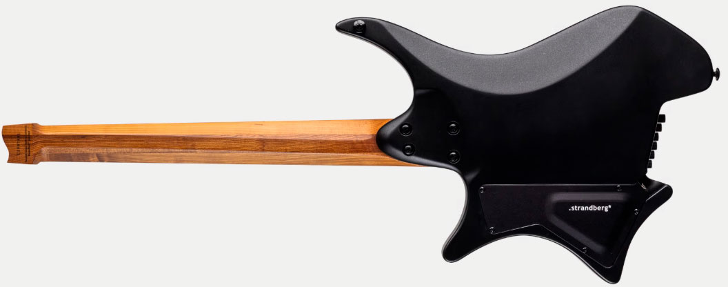 Strandberg Boden Standard N2.6 6c Multiscale 2h Seymour Duncan Ht Mn - Black Satin Metallic - Multi-Scale Guitar - Variation 1