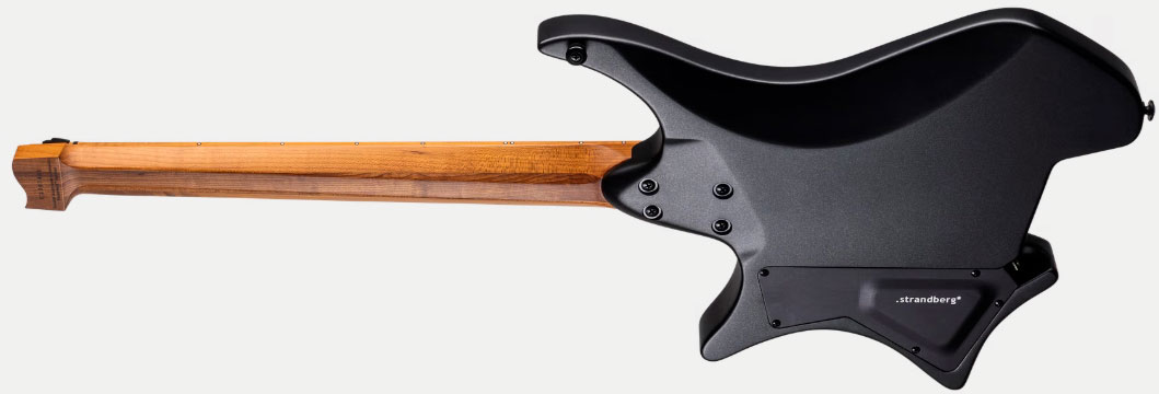 Strandberg Boden Standard N2.6 6c Multiscale 2h Seymour Duncan Ht Mn - Black Satin Metallic - Multi-Scale Guitar - Variation 2