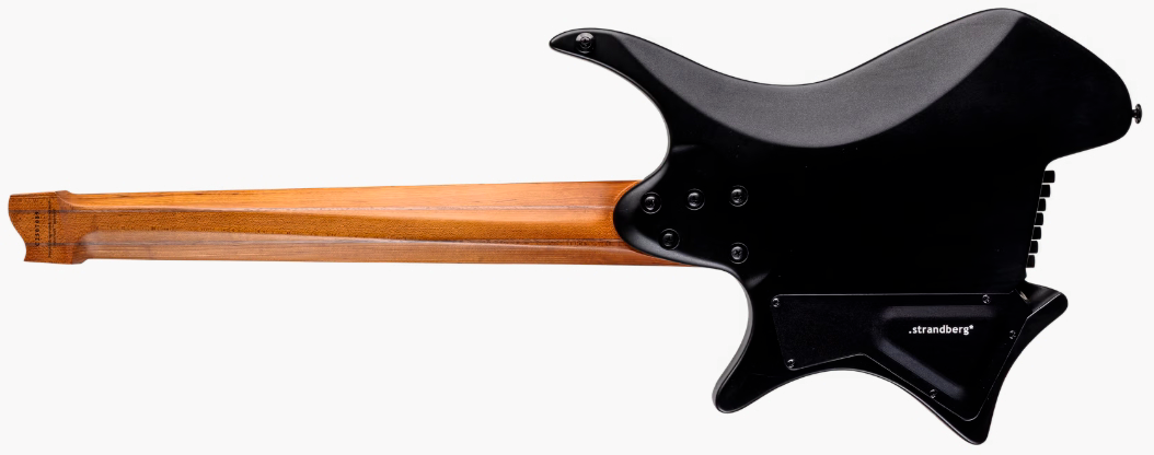 Strandberg Boden Standard N2.7 7c Multiscale 2h Seymour Duncan Ht Mn - Black Satin Metallic - Multi-Scale Guitar - Variation 1