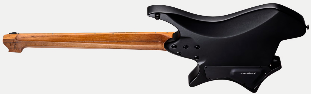 Strandberg Boden Standard N2.7 7c Multiscale 2h Seymour Duncan Ht Mn - Black Satin Metallic - Multi-Scale Guitar - Variation 2