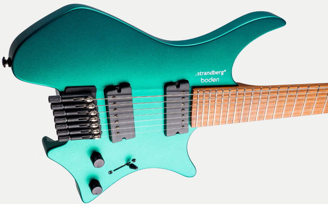 Strandberg Boden Standard N2.7 7c Multiscale 2h Seymour Duncan Ht Mn - Transformative Teal Metallic - Multi-Scale Guitar - Variation 3