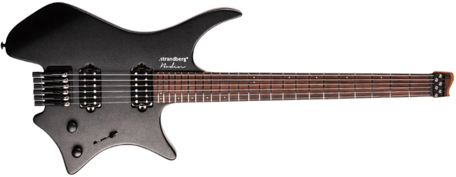Strandberg Boden Essential 6 2h Ht Rw - Black Granite - Elektrische Reisegitarre - Main picture