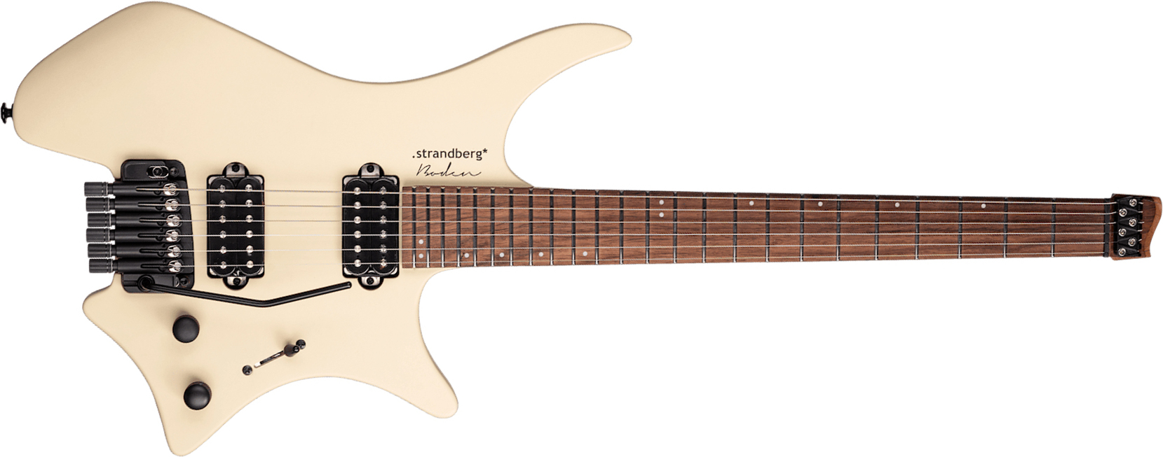 Strandberg Boden Essential 6 Tremolo 2h Trem Rw - Dune - E-Gitarre aus Metall - Main picture