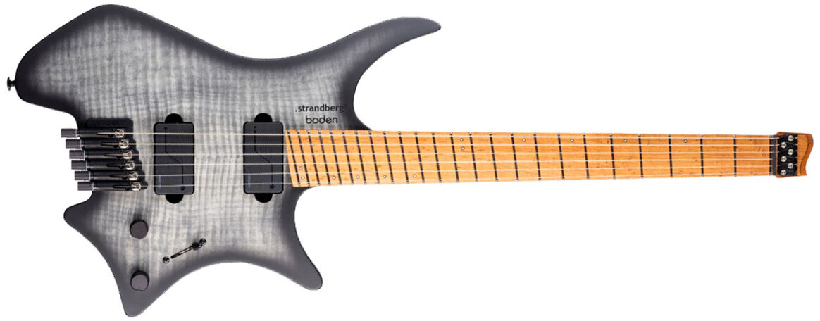Strandberg Boden Original N2.6 6c 2h Fishman Fluence Ht Mn - Black Denim Burst Satin - Multi-Scale Guitar - Main picture