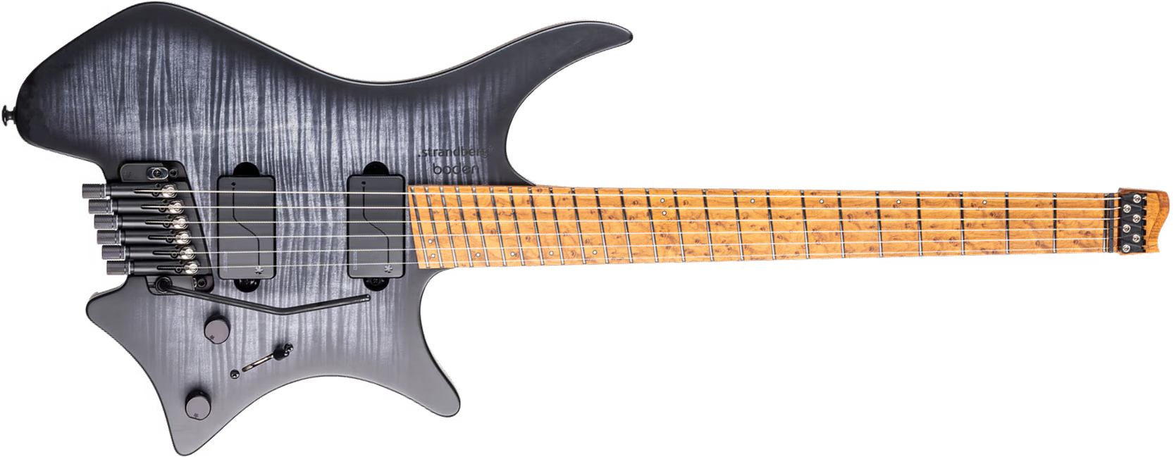 Strandberg Boden Original N2.6t 6c 2h Fishman Fluence Trem Mn - Black Denim Burst Satin - Multi-Scale Guitar - Main picture