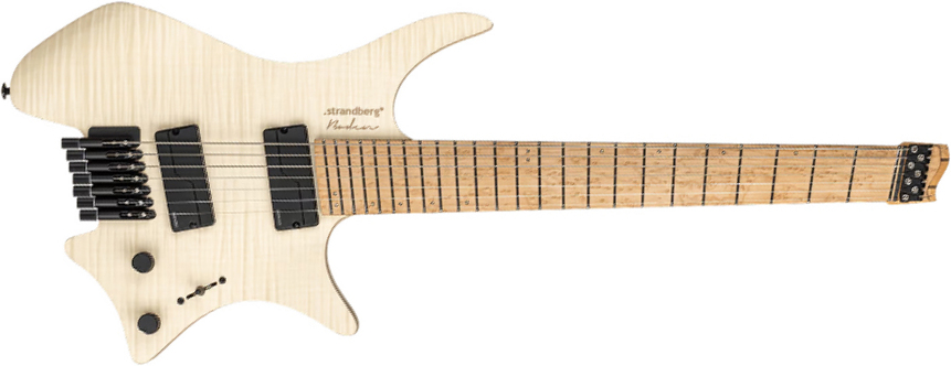 Strandberg Boden Original Nx 7c Multiscale 2h Fishman Fluence Modern Ht Mn - Natural Flame - Multi-Scale Guitar - Main picture
