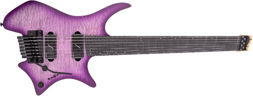 Strandberg Boden Prog Nx 7c Multiscale 2h Fishman Fluence Modern Trem Mn - Twilight Purple - Multi-Scale Guitar - Main picture