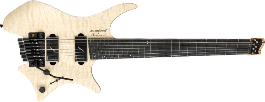 Strandberg Boden Prog Nx 7c Multiscale 2h Fishman Fluence Modern Trem Mn - Natural Quilt - Multi-Scale Guitar - Main picture