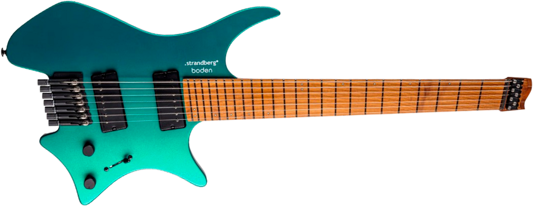 Strandberg Boden Standard N2.7 7c Multiscale 2h Seymour Duncan Ht Mn - Transformative Teal Metallic - Multi-Scale Guitar - Main picture