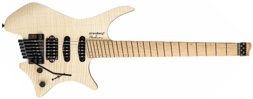 Strandberg Boden Standard Nx 6c Tremolo Multiscale Hss Mn - Natural - Multi-Scale Guitar - Main picture