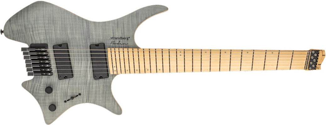 Strandberg Boden Standard Nx 7c Multiscale 2h Ht Mn - Charcoal - Multi-Scale Guitar - Main picture