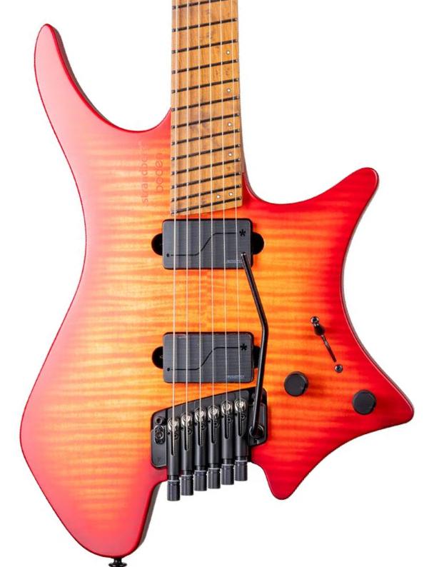 Multi-scale guitar Strandberg Boden Original N2.6T - Sunset Coral Burst Satin