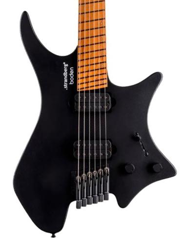Multi-scale guitar Strandberg Boden Standard N2.6 - Black Satin Metallic