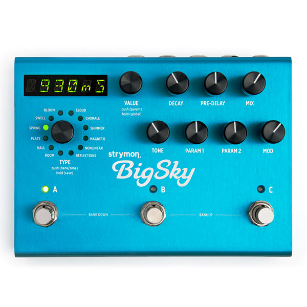 Strymon Bigsky Multidimensional Reverb - - Reverb/Delay/Echo Effektpedal - Variation 1