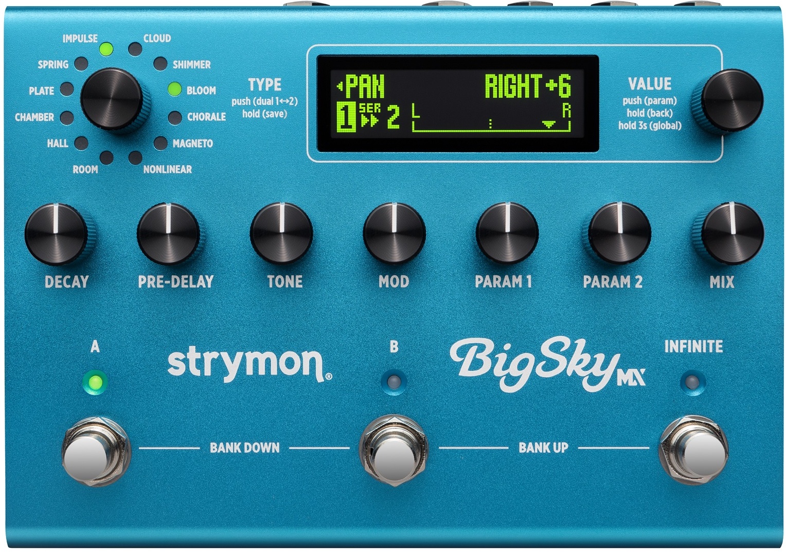 Strymon Bigsky Mx - Reverb/Delay/Echo Effektpedal - Main picture