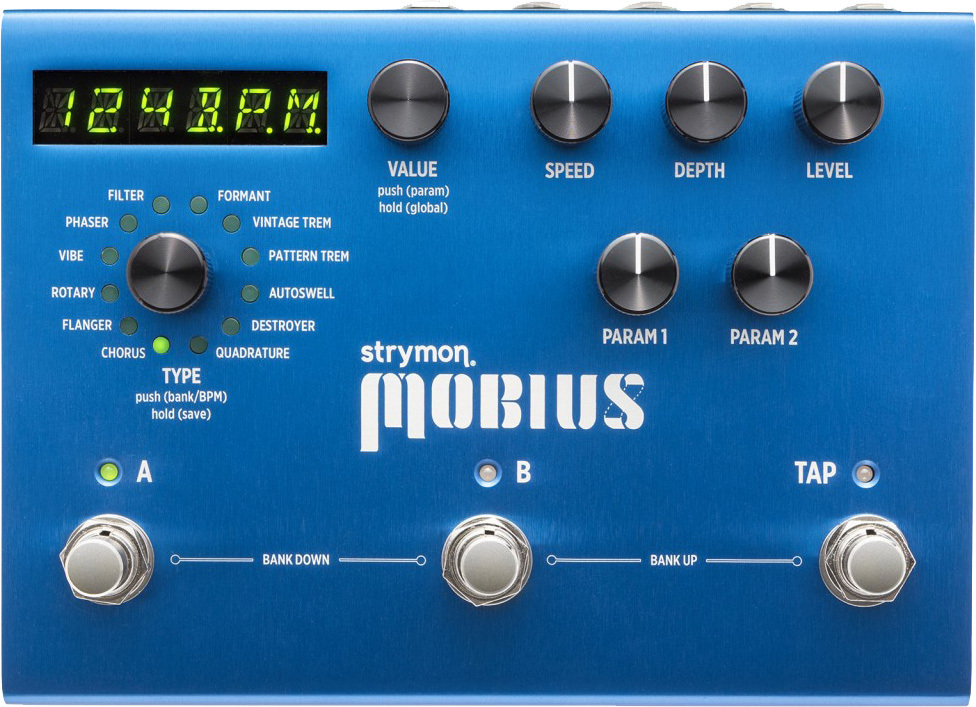 Strymon Mobius Multidimensional Modulation - Modulation/Chorus/Flanger/Phaser & Tremolo Effektpedal - Main picture