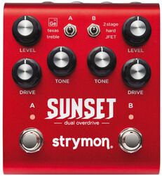 Overdrive/distortion/fuzz effektpedal Strymon Sunset Dual Overdrive