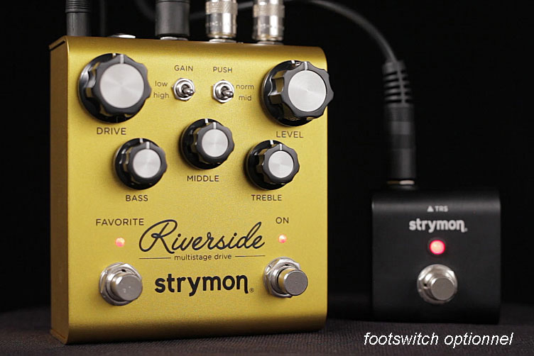 Strymon Riverside Multistage Drive - Overdrive/Distortion/Fuzz Effektpedal - Variation 2