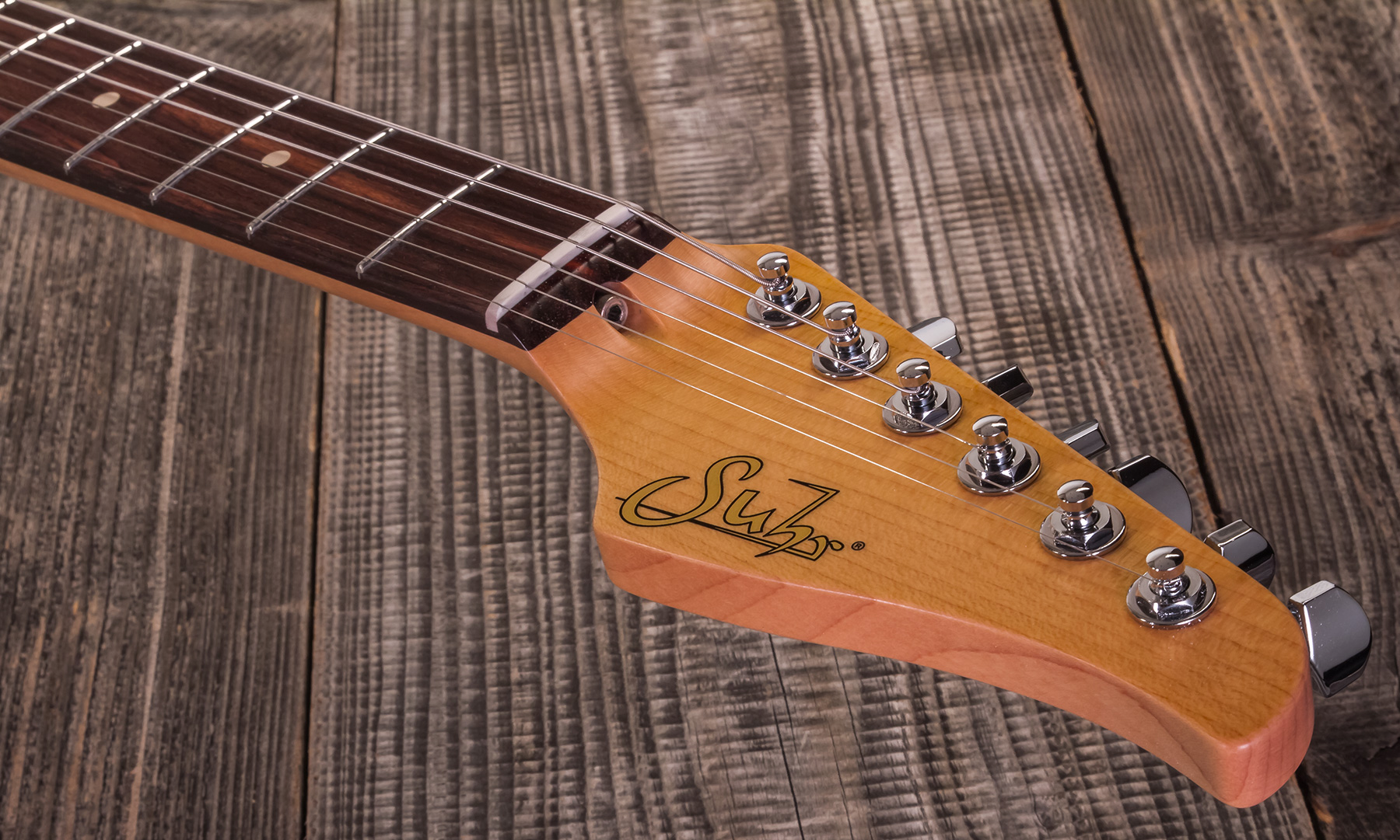 Suhr Classic S Antique 01-csa-0013 Hss Trem Rw - Light Aging Sonic Blue - E-Gitarre in Str-Form - Variation 9