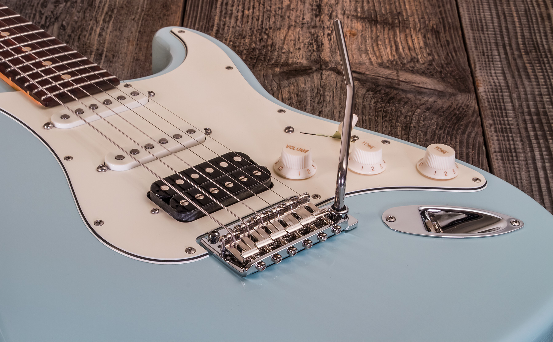 Suhr Classic S Antique 01-csa-0013 Hss Trem Rw - Light Aging Sonic Blue - E-Gitarre in Str-Form - Variation 3
