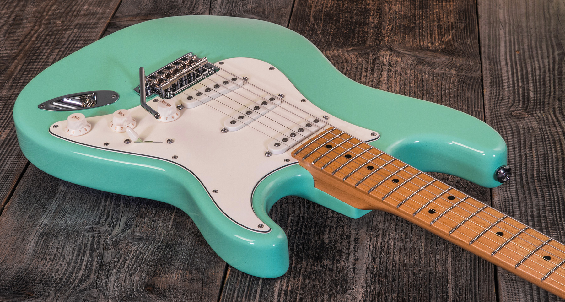 Suhr Classic S Antique Sss 01-csa-0020 3s Trem Mn #71418 - Light Aging Surf Green - E-Gitarre in Str-Form - Variation 2