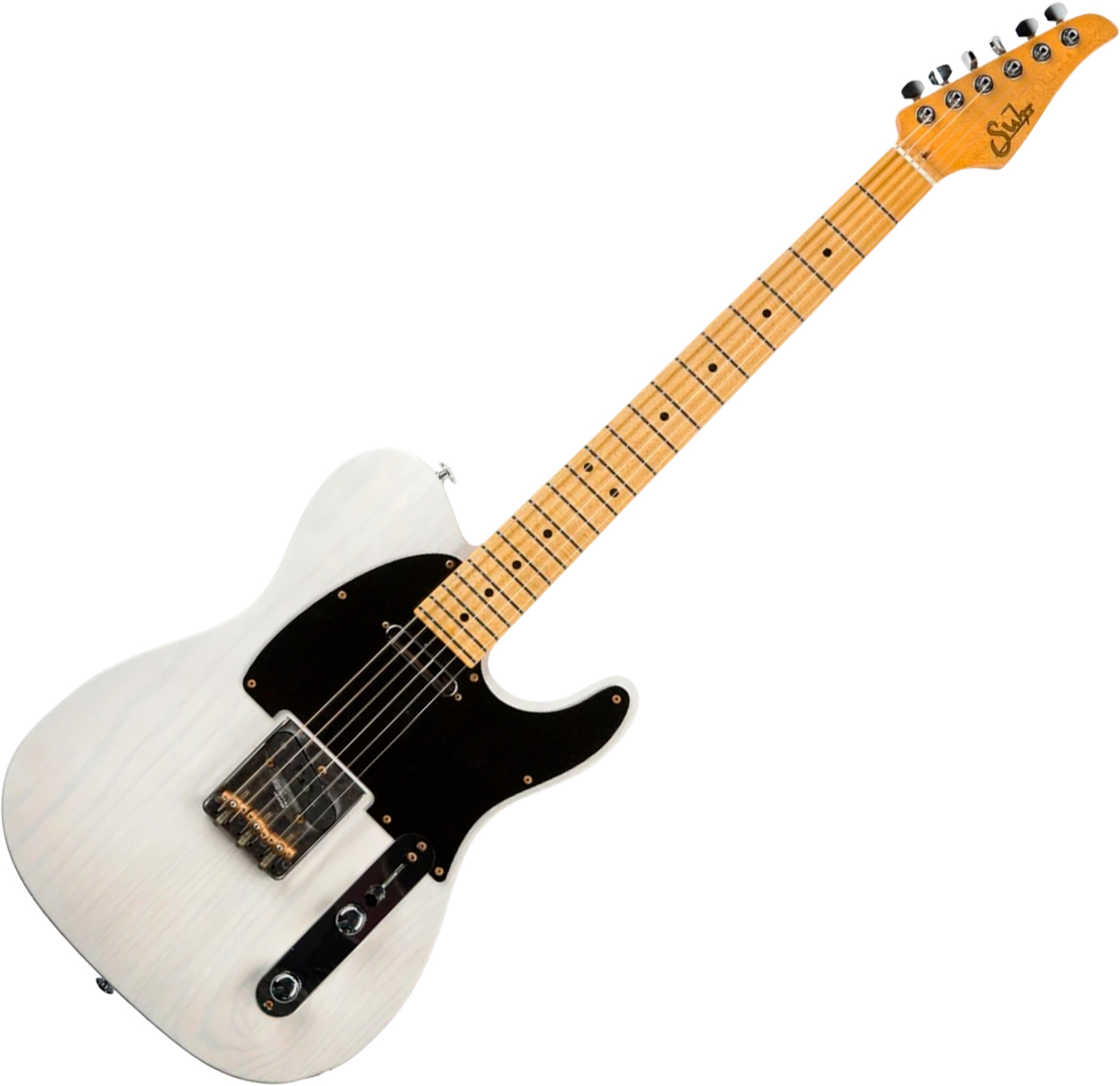 Suhr Classic T Antique 01-cta-0027 2s Ht Mn - Trans White - E-Gitarre in Teleform - Variation 1