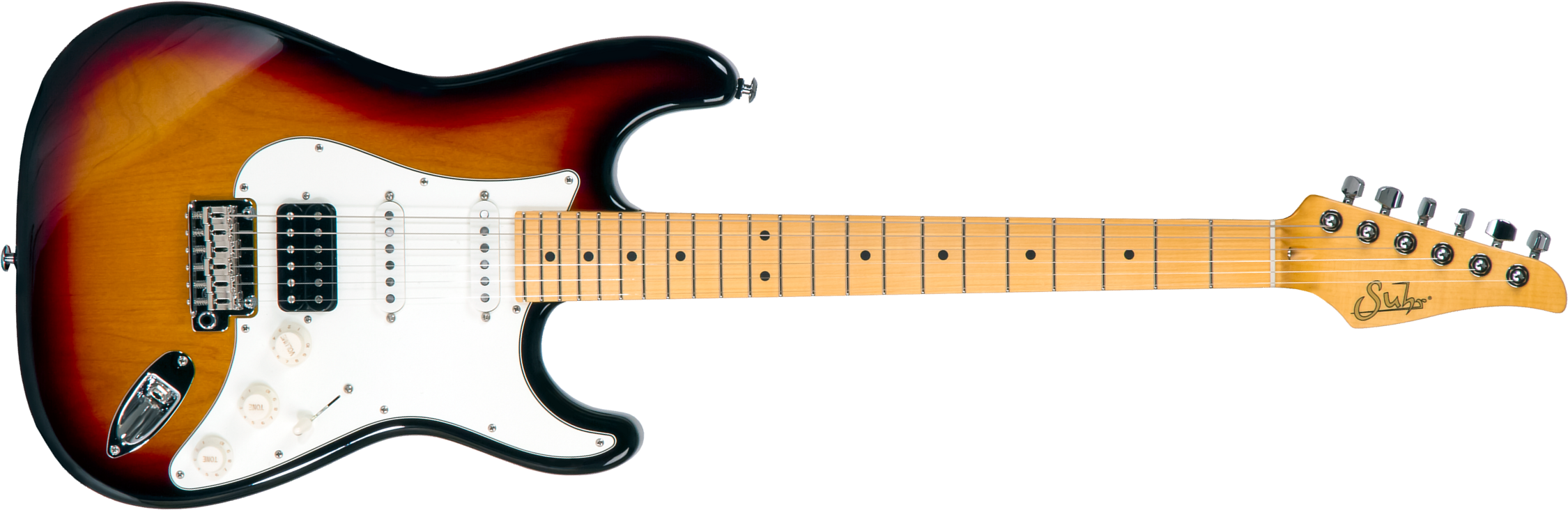 Suhr Classic S 01-cls-0003 Hss Trem Mn #70325 - 3 Tone Burst - E-Gitarre in Str-Form - Main picture
