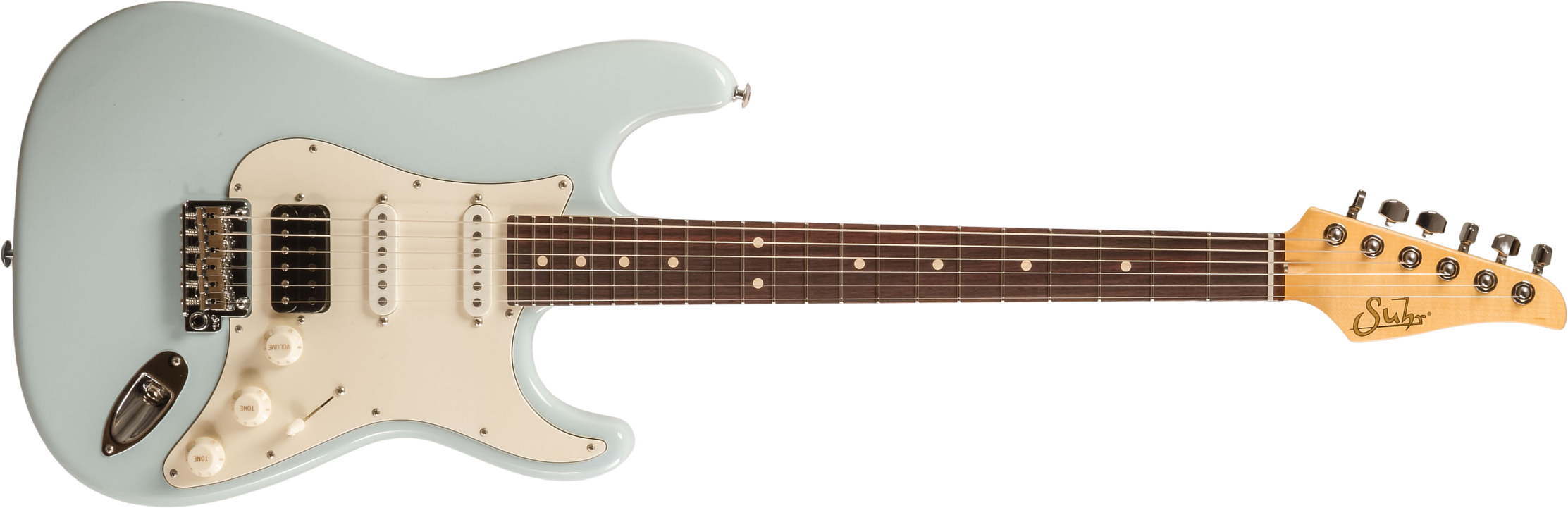 Suhr Classic S 01-cls-0013 Hss Trem Rw - Sonic Blue - E-Gitarre in Str-Form - Main picture