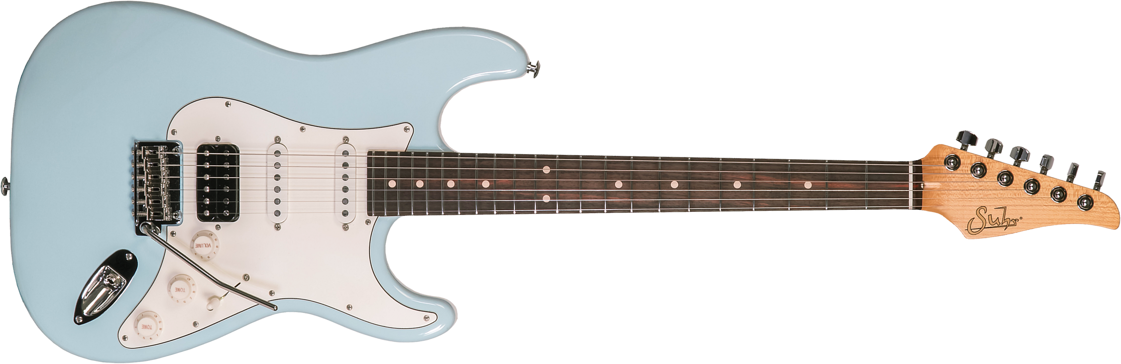 Suhr Classic S Antique 01-csa-0013 Hss Trem Rw - Light Aging Sonic Blue - E-Gitarre in Str-Form - Main picture