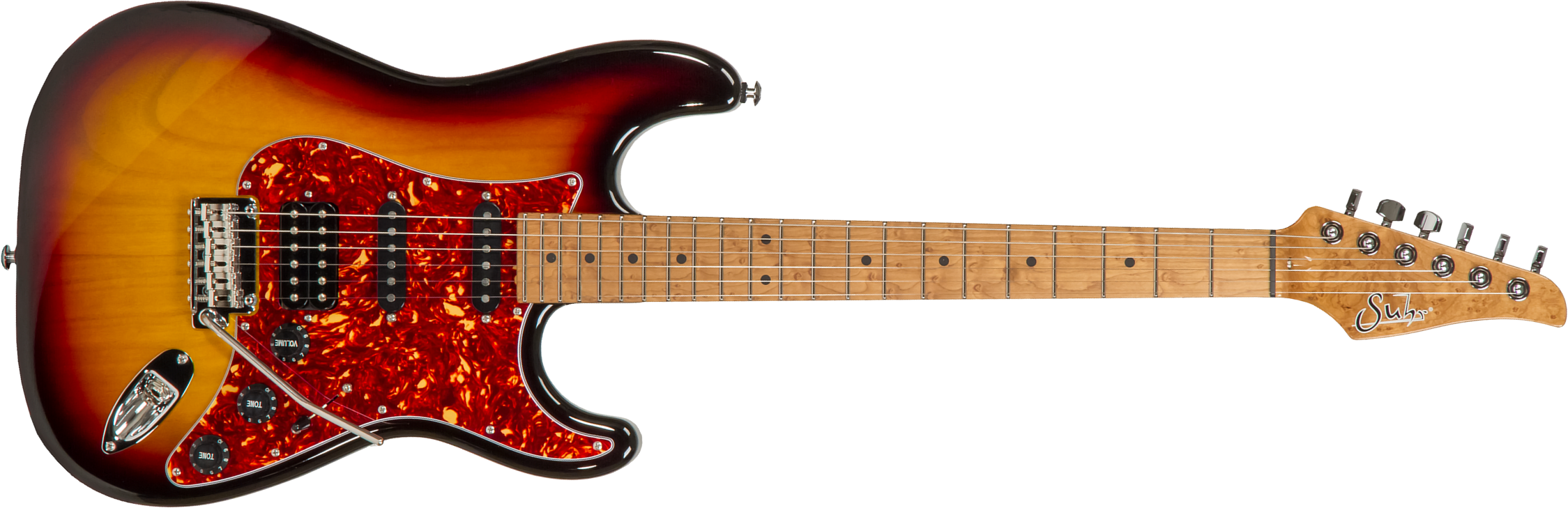 Suhr Classic S Paulownia 01-ltd-0021 Hss Trem Mn - 3 Tone Burst - E-Gitarre in Str-Form - Main picture