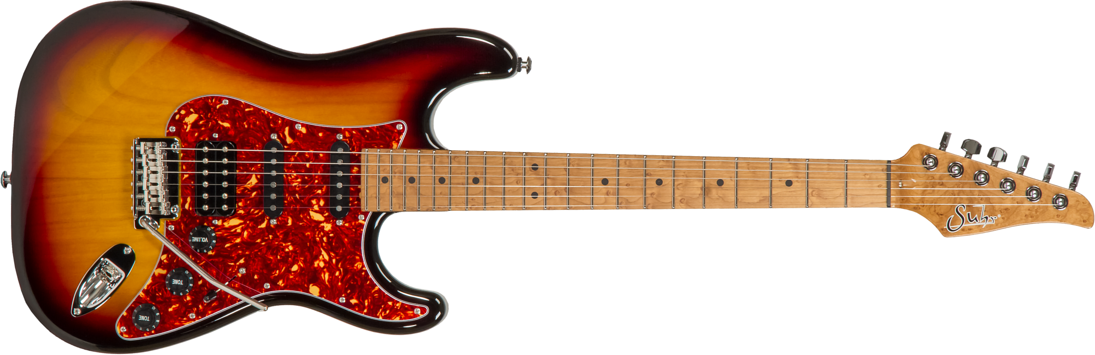 Suhr Classic S Paulownia 01-ltd-0021 Hss Trem Rw #70279 - 3-tone Burst - E-Gitarre in Str-Form - Main picture
