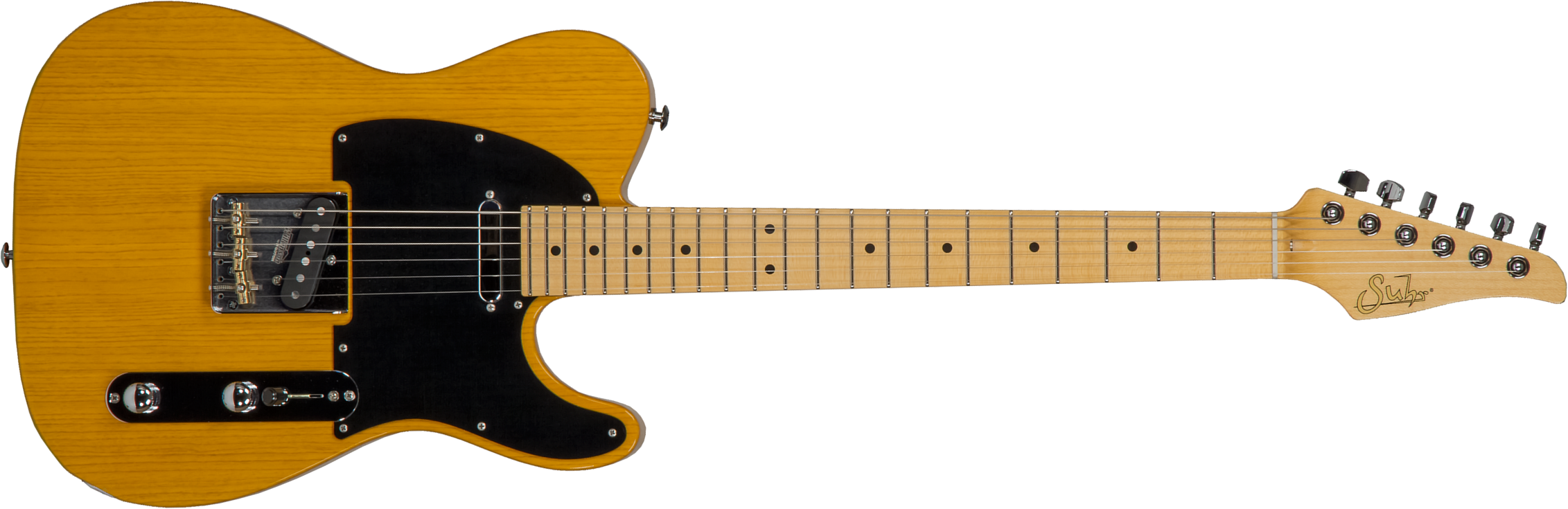 Suhr Classic T Antique 01-cta-0026 2s  Ht Mn #70402 - Light Aging Trans Butterscotch - E-Gitarre in Teleform - Main picture