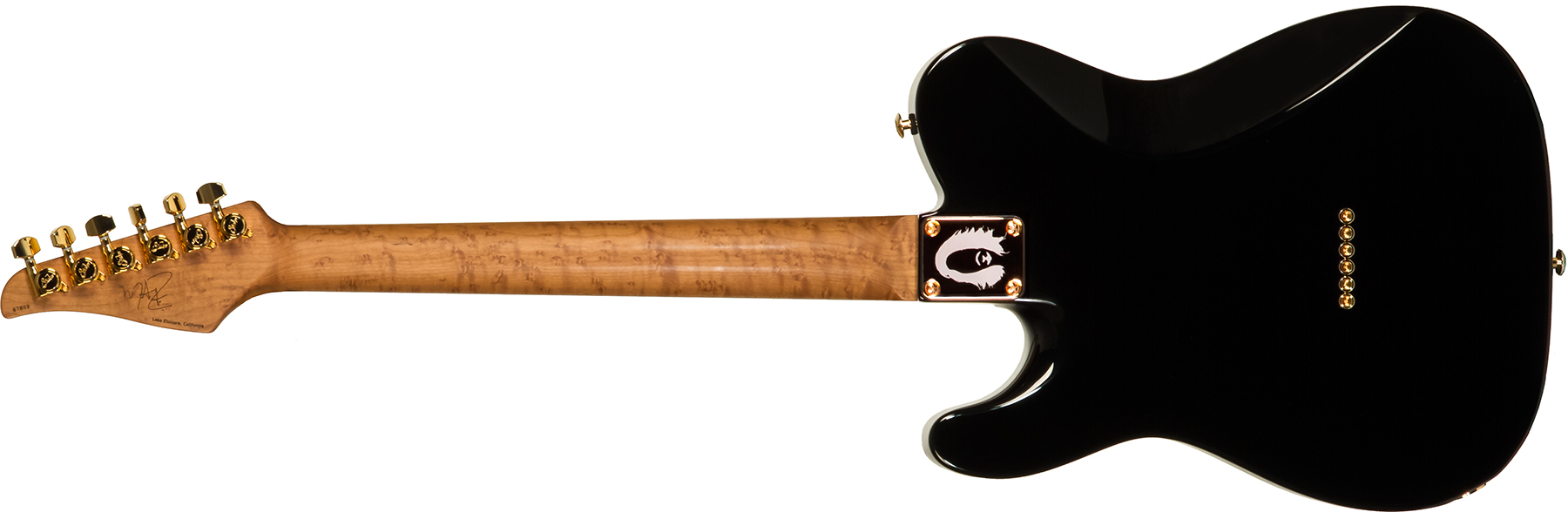 Suhr Mateus Asato Classic 01-sig-0030 Signature 2s  Ht Mn - Black - E-Gitarre in Teleform - Variation 1