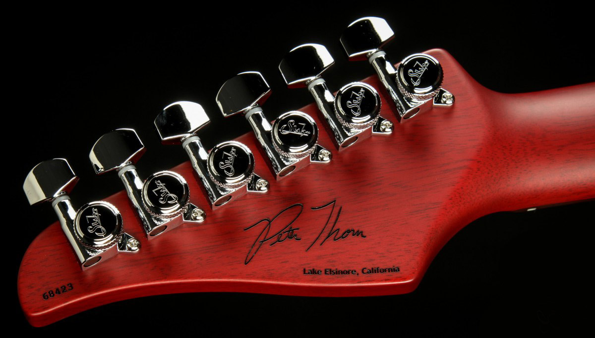 Suhr Pete Thorn Standard 01-sig-0007 Signature 2h Trem Rw - Black - E-Gitarre in Str-Form - Variation 11