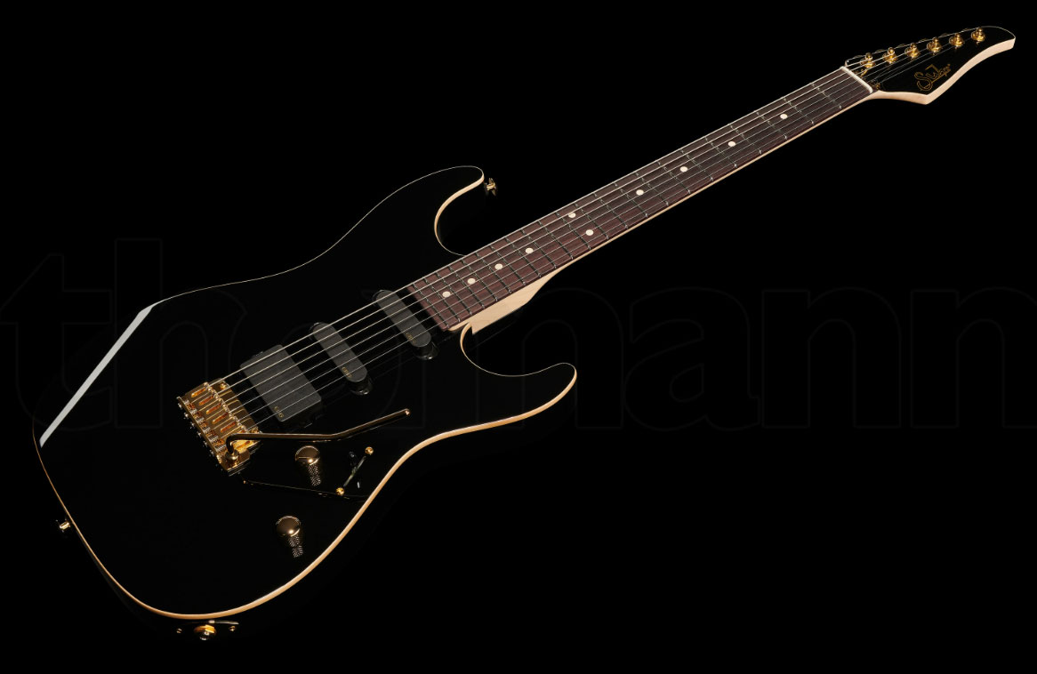Suhr Standard Legacy 01-ltd-0032 Hss Emg Fr Rw - Black - E-Gitarre in Str-Form - Variation 1