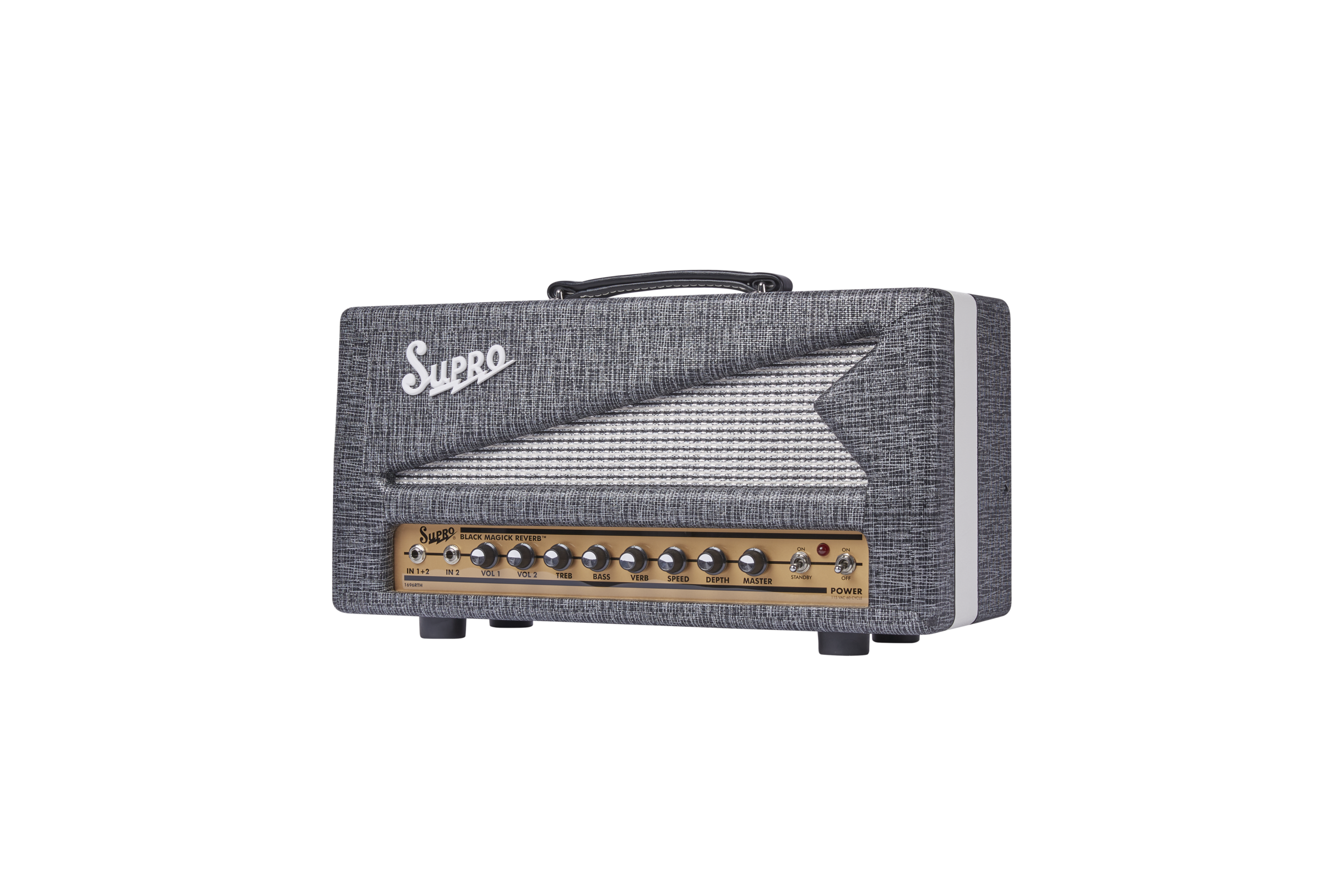 Supro 1696rt Black Magic Reverb Head 25w - E-Gitarre Topteil - Variation 1
