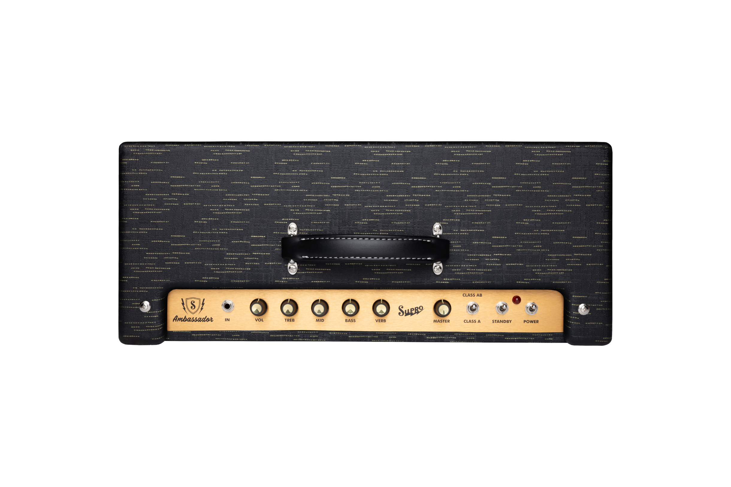 Supro Ambassador Custom Black Gold Scandia 2x10 50w - Combo für E-Gitarre - Variation 3