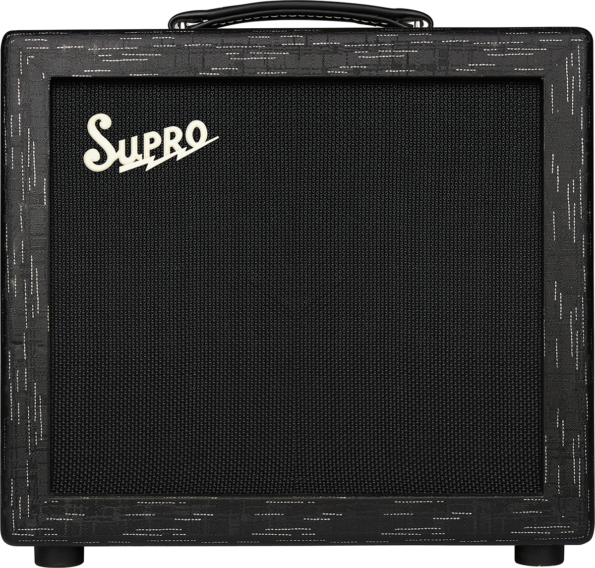 Supro Amulet 1x10 Combo 1/5/10w 1x10 6l6 Black & Black - Combo für E-Gitarre - Variation 1