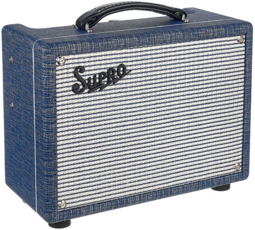 Supro 1964 Super 5w 1x8 Jensen Blue Rhino Hide - Combo für E-Gitarre - Main picture