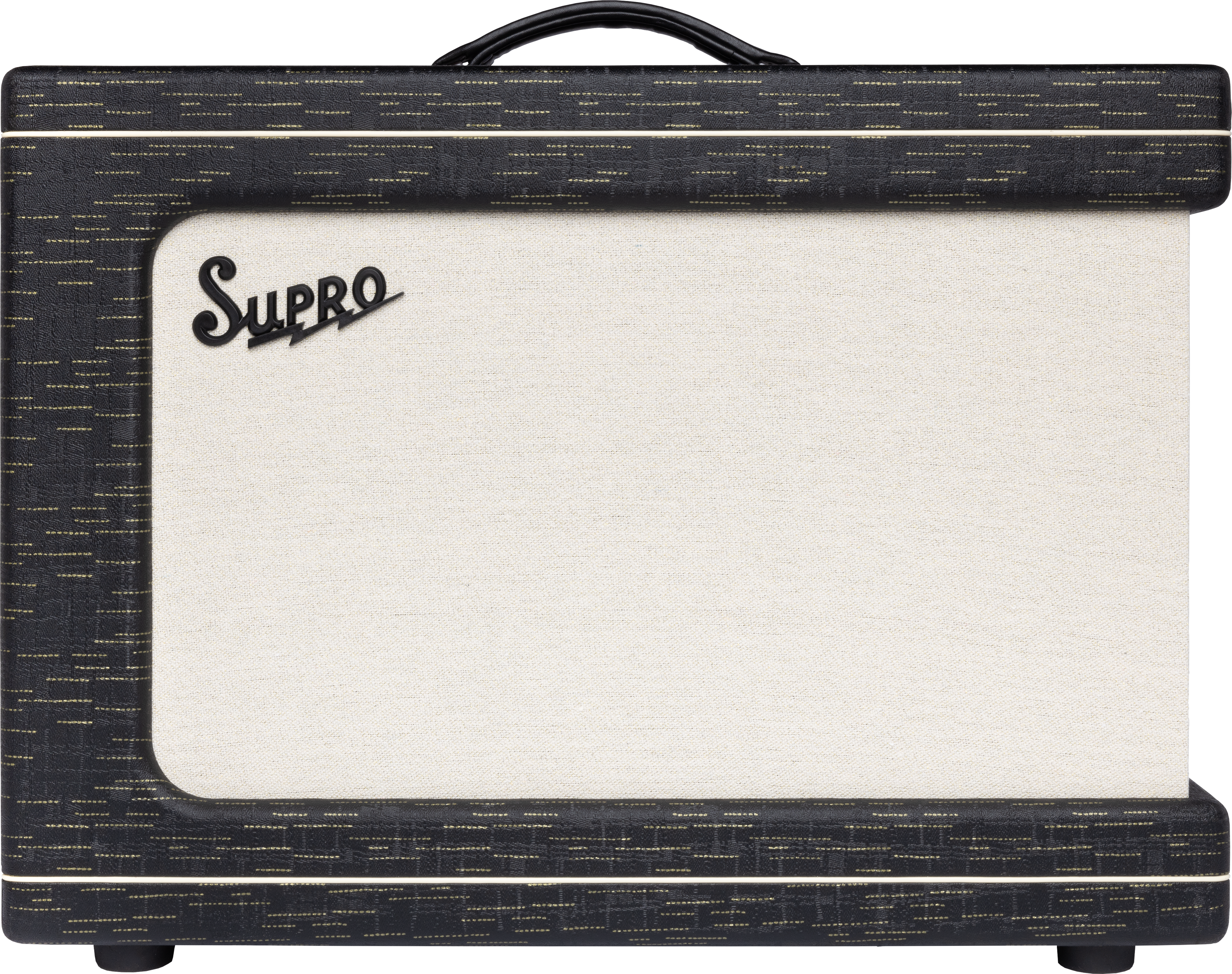 Supro Ambassador Custom Black Gold Scandia 2x10 50w - Combo für E-Gitarre - Main picture