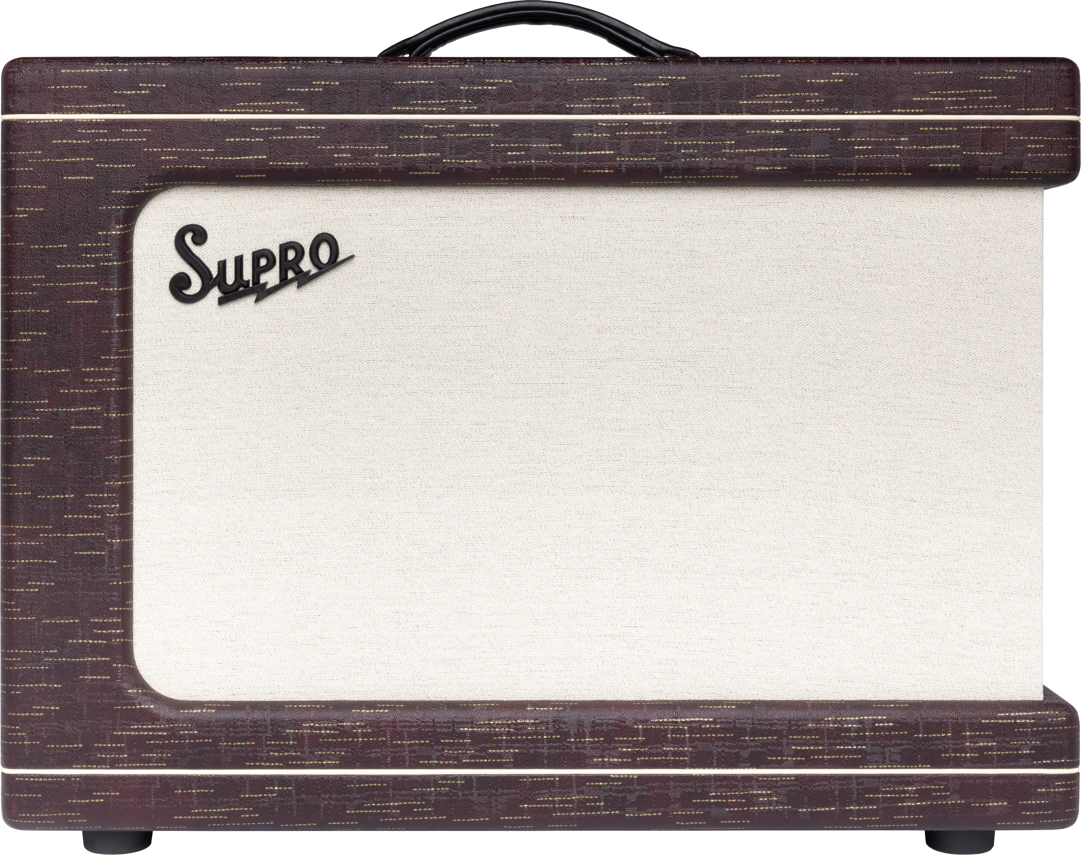 Supro Ambassador Custom Burgundy Gold Scandia 2x10 50w - Combo für E-Gitarre - Main picture