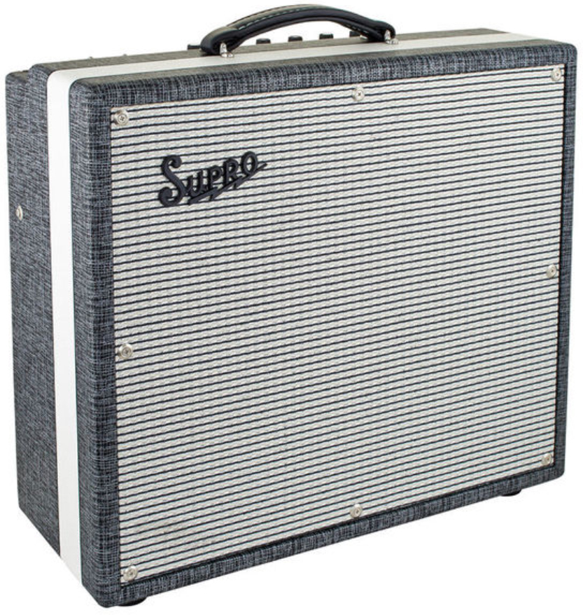 Supro Black Magick 25w 1x12 Black Rhino Hide - Combo für E-Gitarre - Main picture