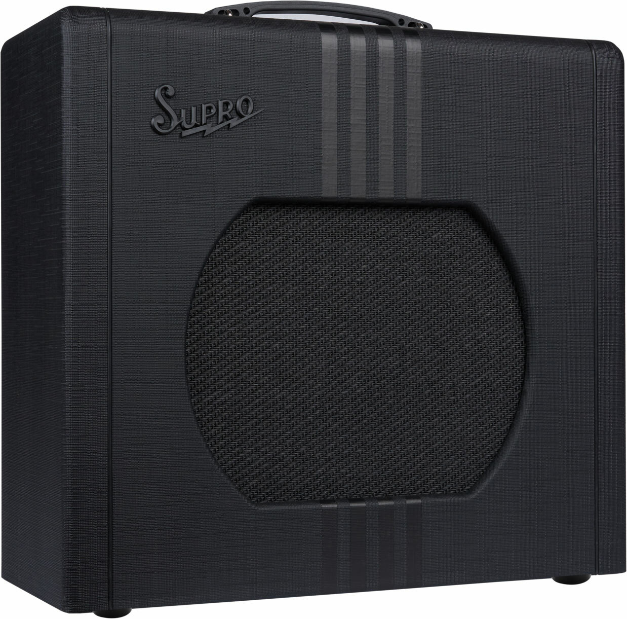 Supro Delta King 12 Combo 15w 1x12 Black/black - Combo für E-Gitarre - Main picture