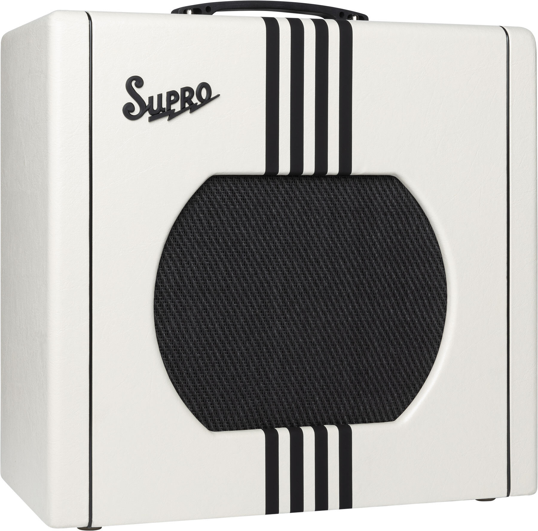 Supro Delta King 12 Combo 15w 1x12 Ivory/black - Combo für E-Gitarre - Main picture