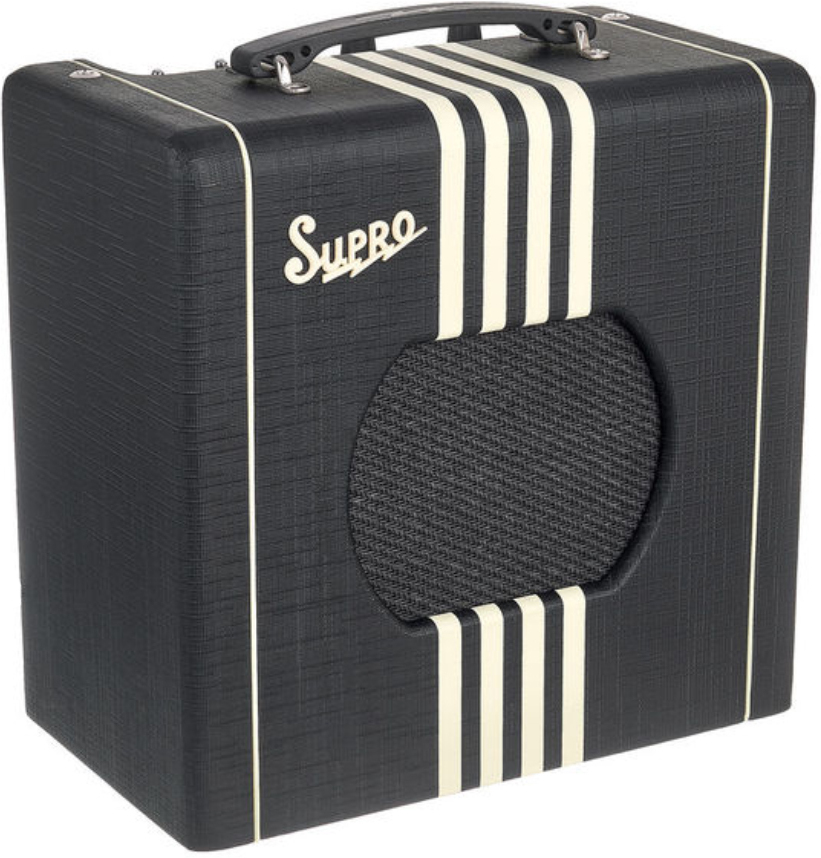 Supro Delta King Combo 8 1w 1x8 Black/cream - Combo für E-Gitarre - Main picture