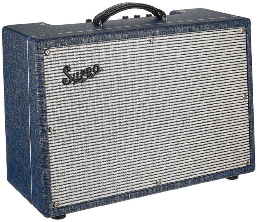 Supro Keeley Custom 12 25w 1x12 Blue Rhino Hide - Combo für E-Gitarre - Main picture