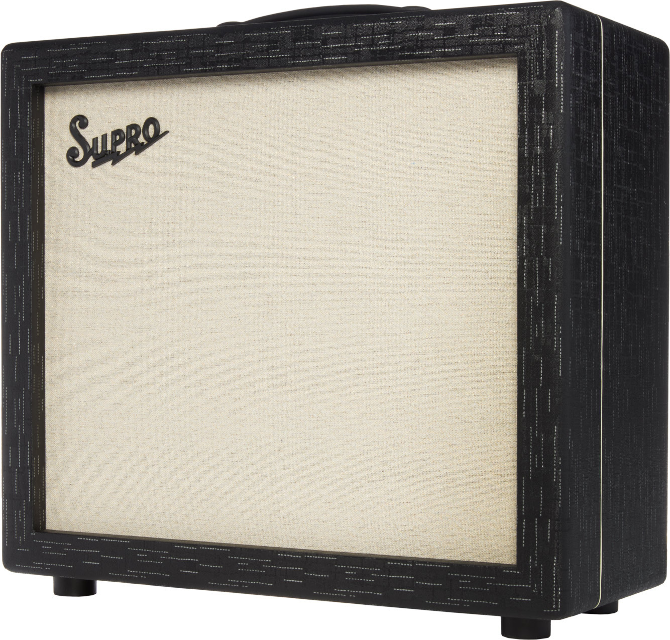 Supro Royale 1x12 Guitar Cab 1732 1x12 75w 8-ohms Black Scandia - Boxen für E-Gitarre Verstärker - Main picture